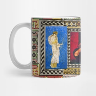 DANCING MAENAD WITH DIANA AND FLORA ,ANTIQUE ROMAN PAINTINGS AND MOSAICS Mug